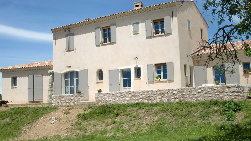 Maconnerie Segond-Richier, Riez - Construction d'une villa traditionnelle à Montagnac (04)